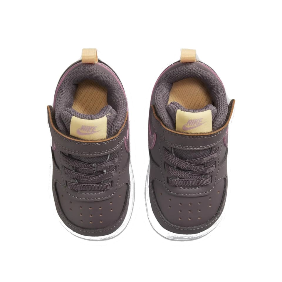 TENIS DE BEBE COURT BOROUGH LOW 2 MORADO-GRIS BQ 5453-200 ORIGINALES