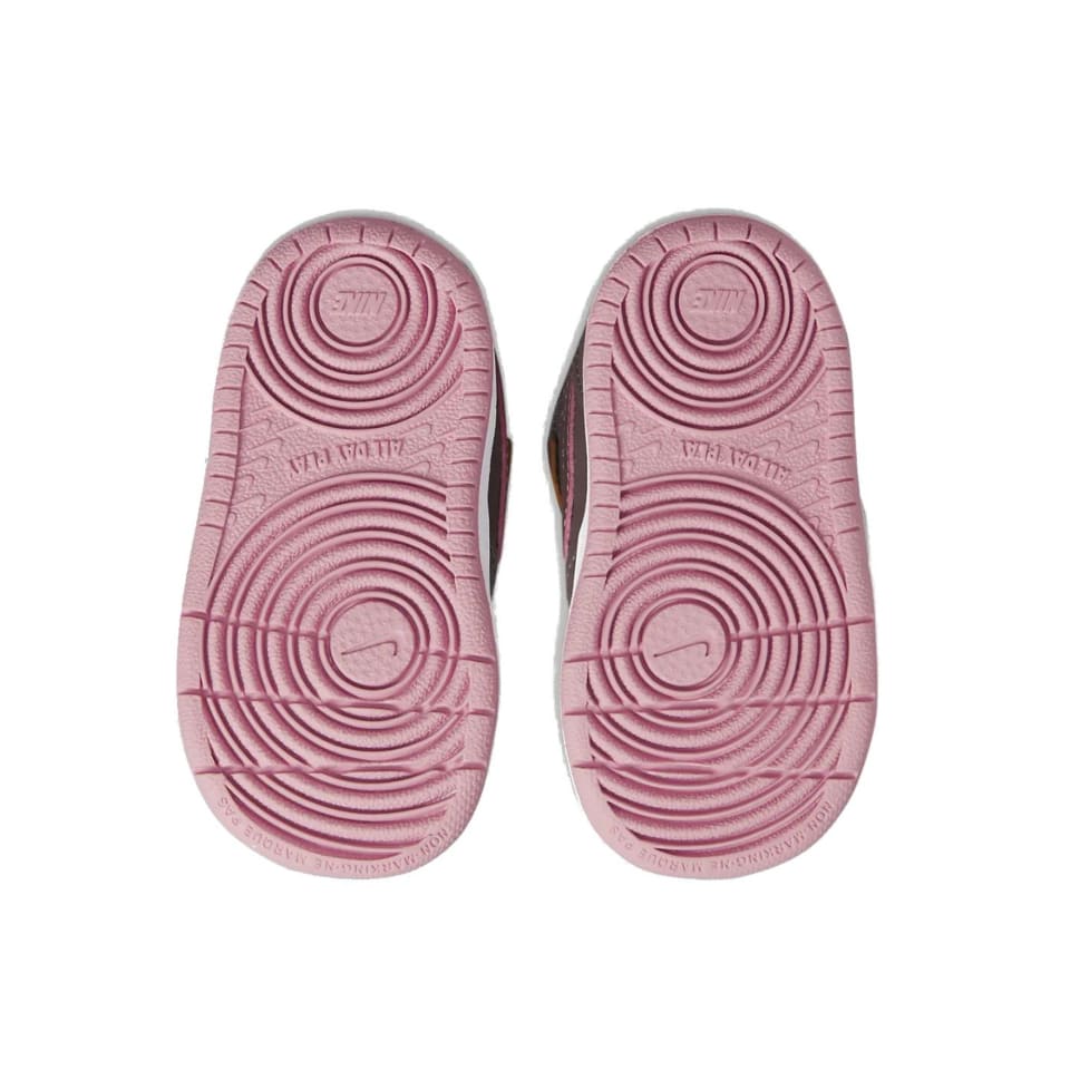 TENIS DE BEBE COURT BOROUGH LOW 2 MORADO-GRIS BQ 5453-200 ORIGINALES