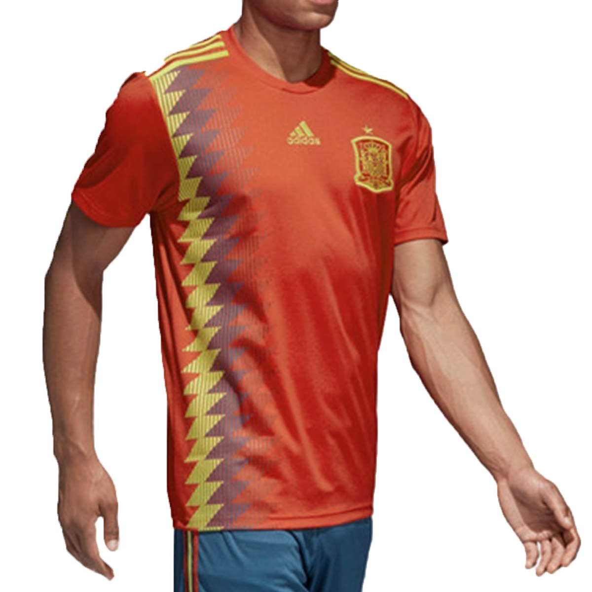 JERSEY ADIDAS ESPAÑA CABALLERO ROJO CX5355