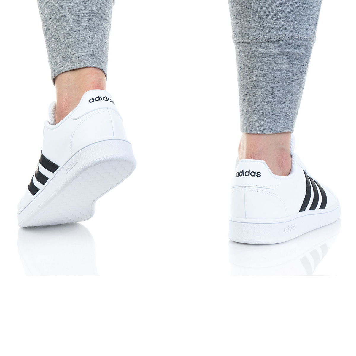 TENIS ADIDAS GRAND COURT KIDS BLANCO EF0103