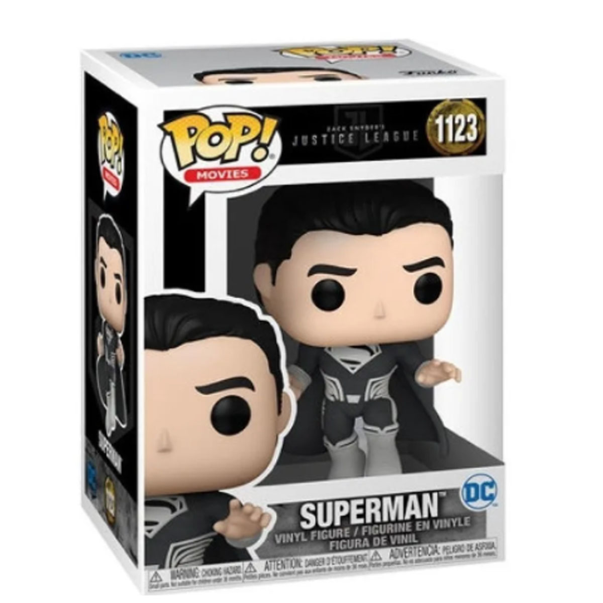 Funko Pop Superman Traje Negro  Dc Justice League Snyder Cut
