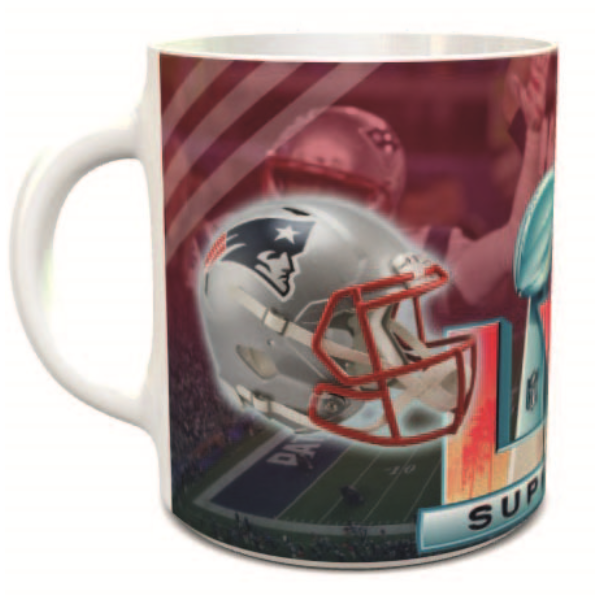TAZA BLANCA, CONMEMORATIVA SUPER BOWL 2022