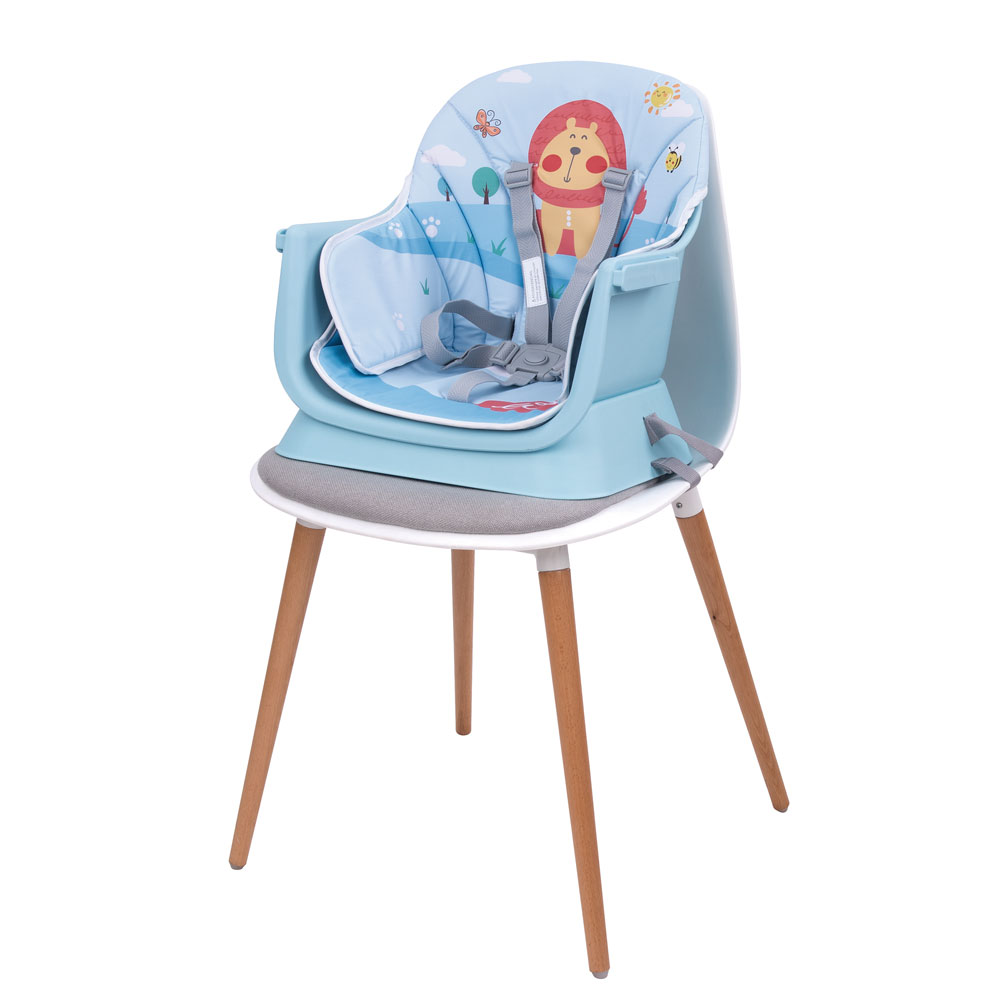 Silla Alta 4 en 1 D Bebe Grow With Me Azul/Naranja END10**