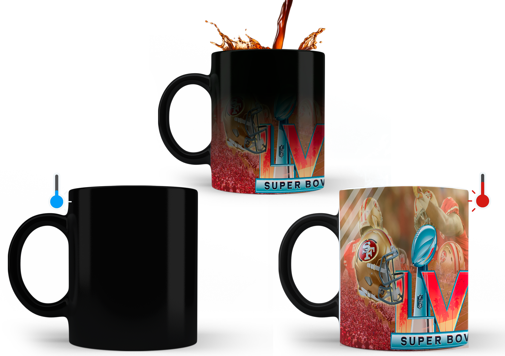 TAZA MAGICA, CONMEMORATIVA SUPER BOWL 2022