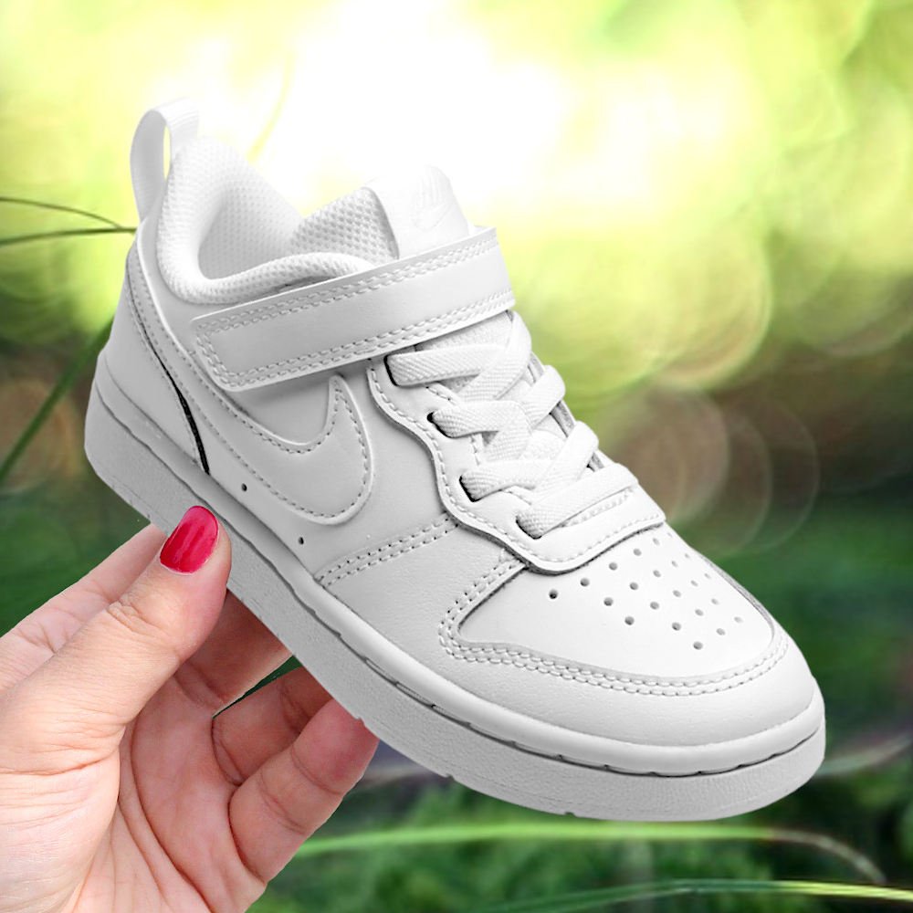TENIS NIKE COURT BOROUGH LOW PARA NI?OS BLANCO/UNISEX BQ5451-100