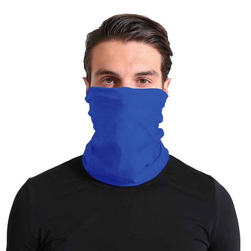 Bandana Tubular Sin Costuras Color Azul Rey