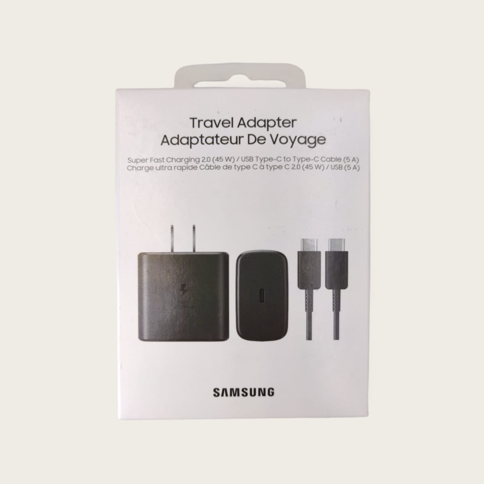 Cargador Samsung Super Rápido Tipo-c 45w (note 10 / Note 10 Plus)