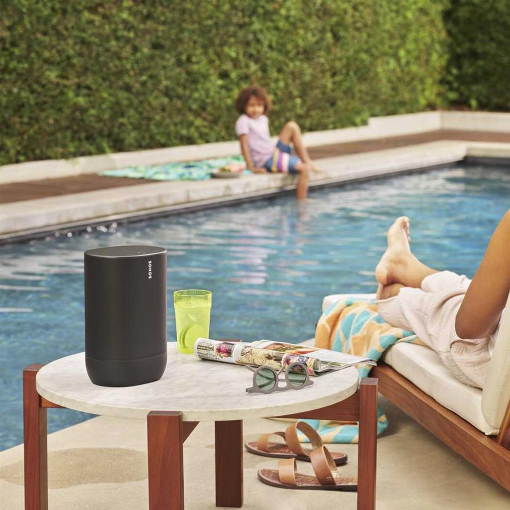 Sonos Move Altavoz Inteligente Portátil Con WI-FI Y Bluetooth, Color Negro