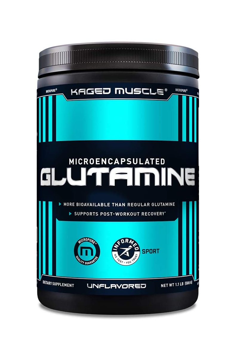 Kaged Muscle L-glutamina sin sabor, 82 porciones 0.75 Libras