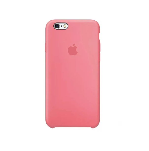 Case iPhone 14 Pro Max Rosa Palo Logo Silicon y Microfibra Funda Protector