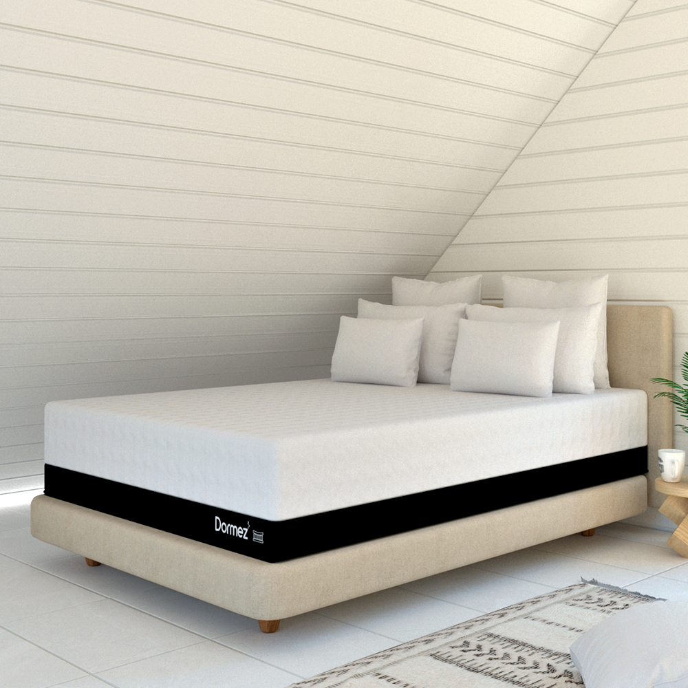 Colchón y Box Individual  Dormez Milan Súper Confort Ortopédico  