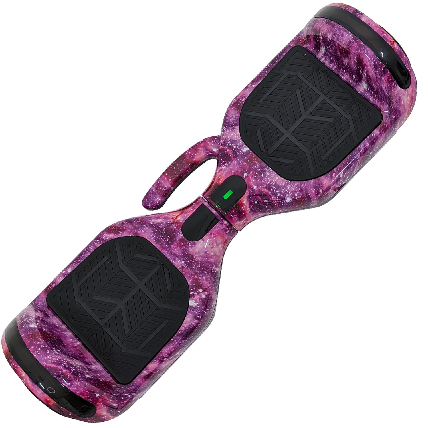 Patineta Electrica Estilo Hoverboard 12 km Bluetooth Luz Led Morada