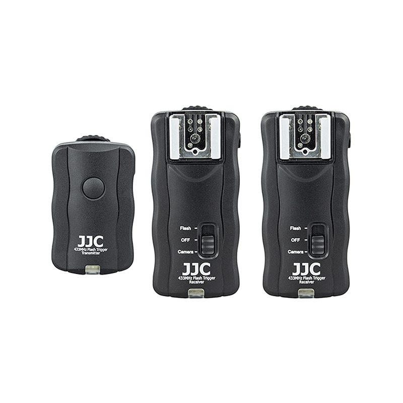 Radio Transmisor Disparador Inalambrico para Flash JJC JF-U2 Dos Receptores