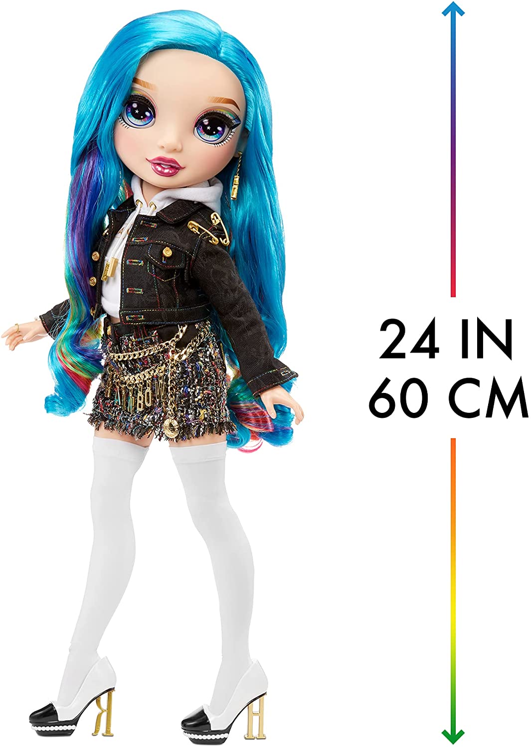 Amaya Raine Rainbow High Pelo Arcoiris Edicion Especial 60cm