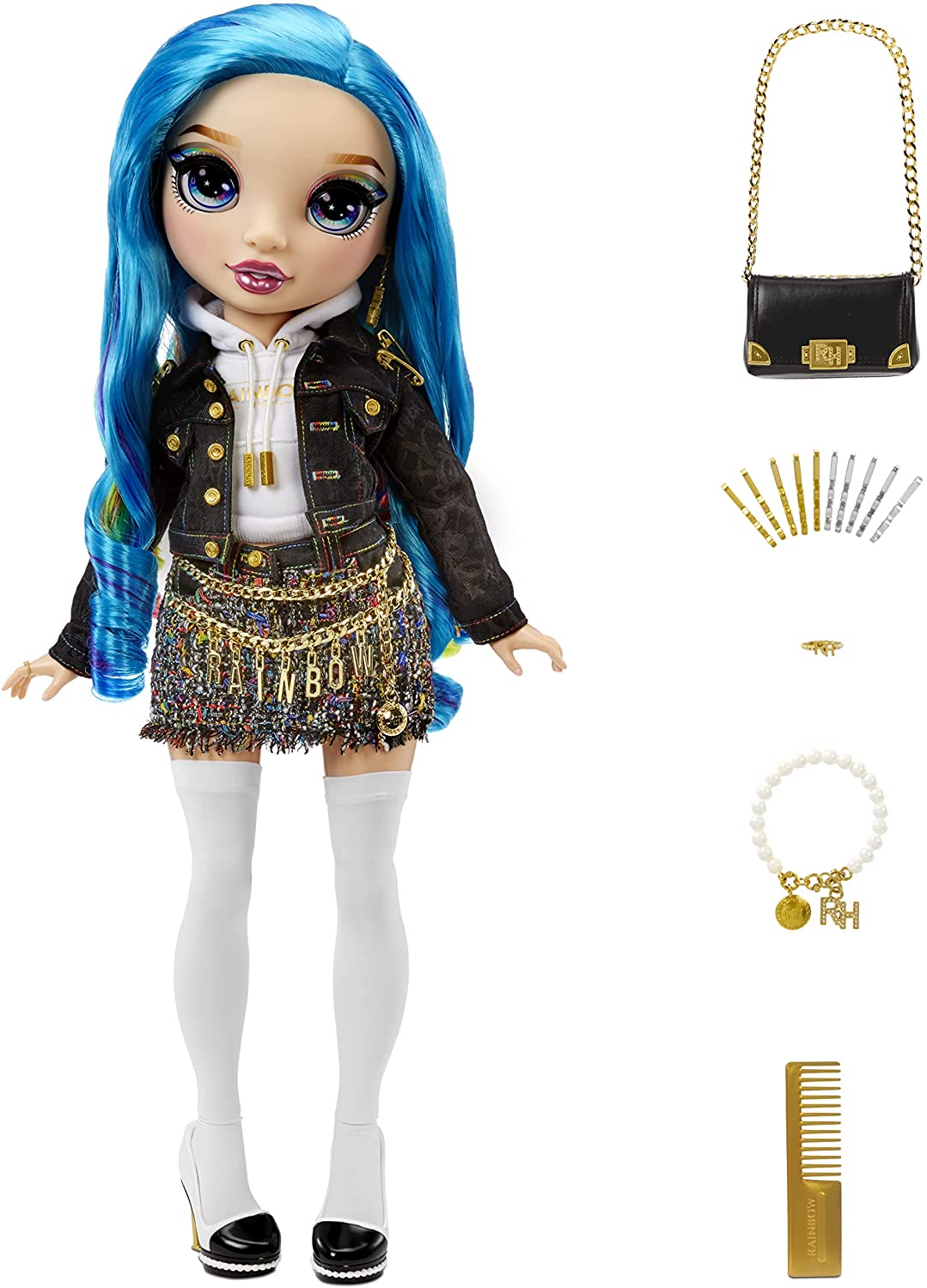 Amaya Raine Rainbow High Pelo Arcoiris Edicion Especial 60cm