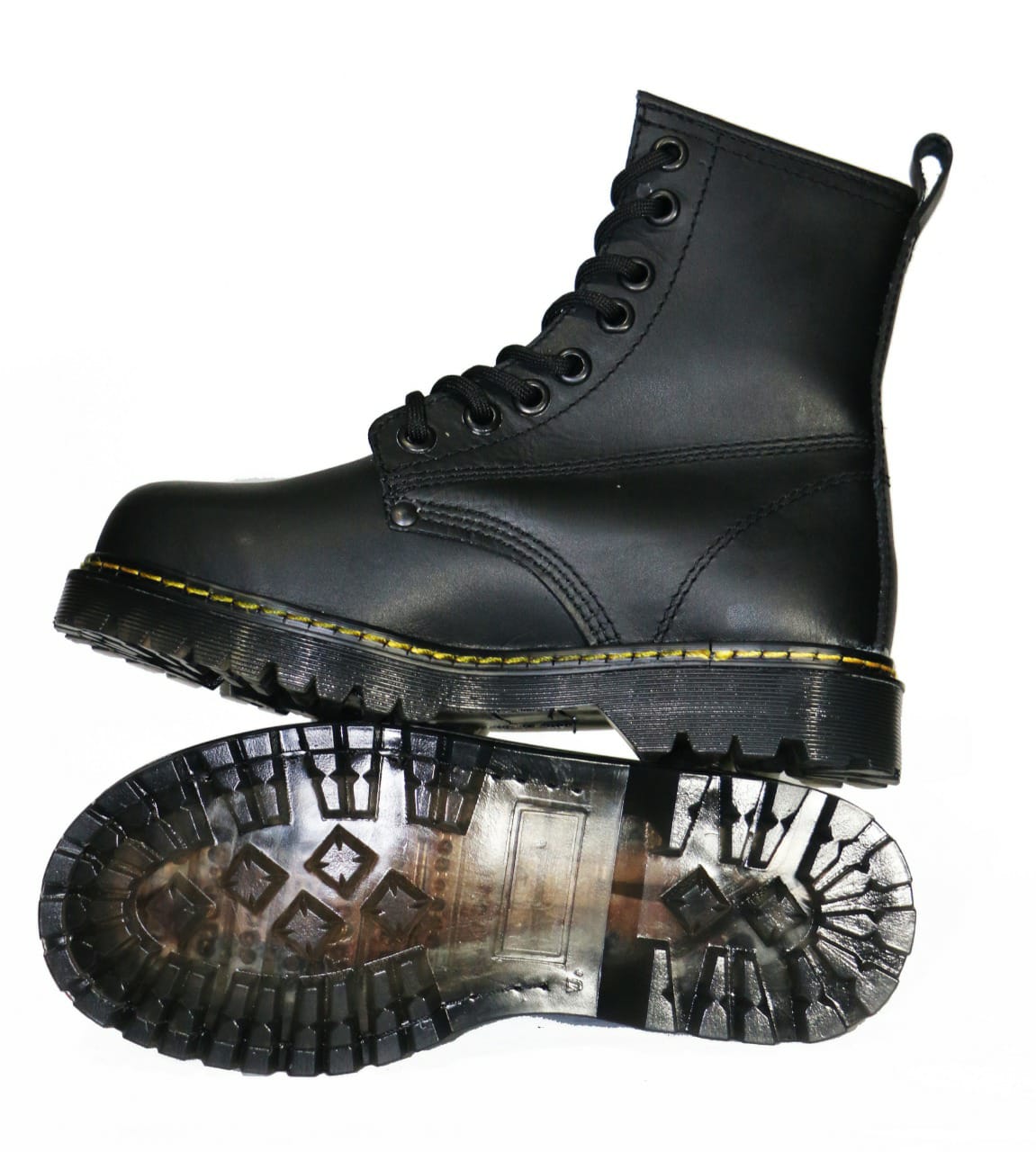 Botas Clásicas Piel Nacional Punk Tipo Martens Uk