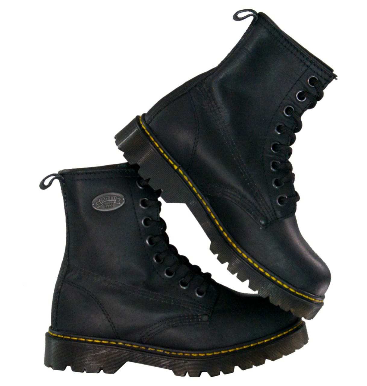 Botas Clásicas Piel Nacional Punk Tipo Martens Uk
