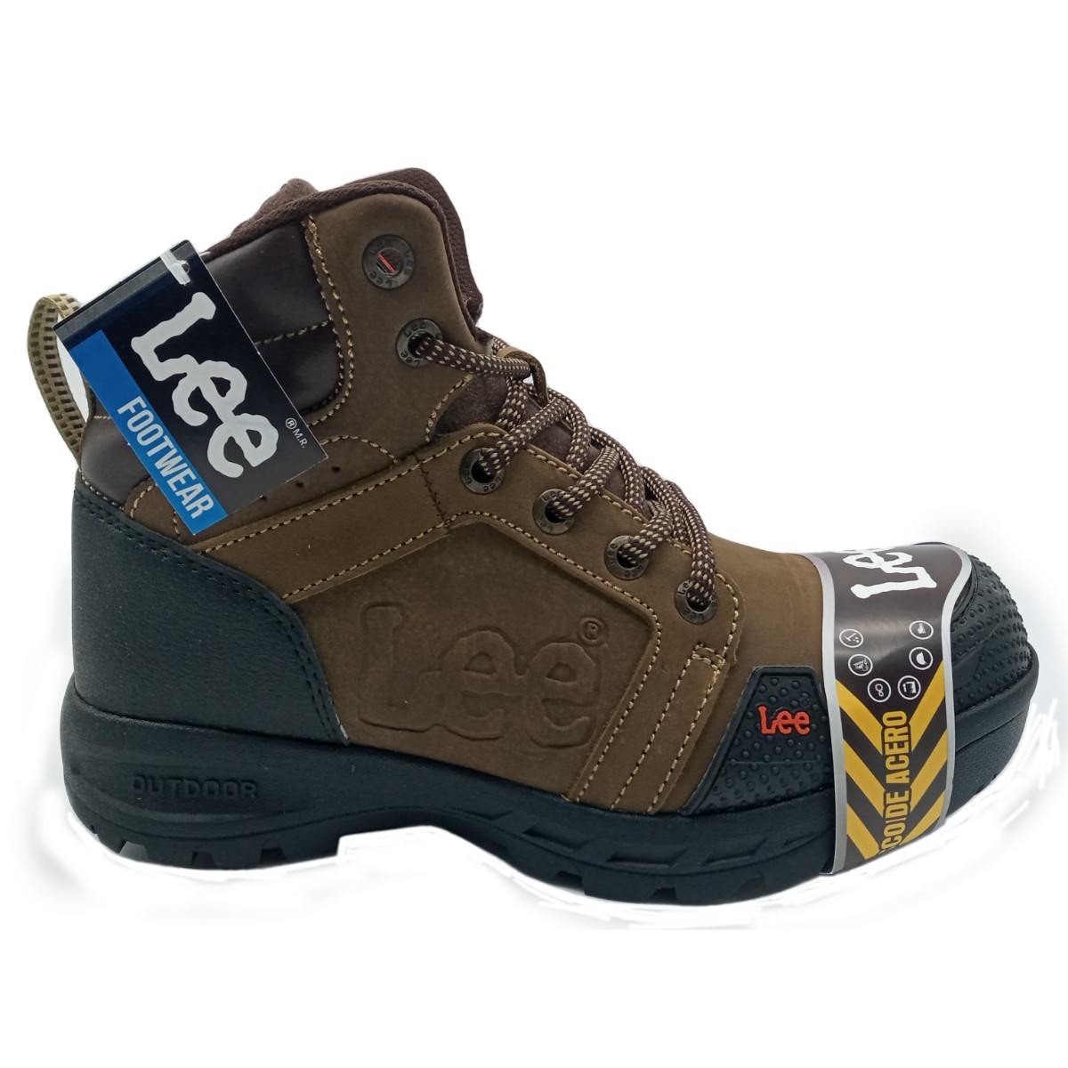 Bota Lee Con Casquillo De Acero Para Trabajo Rudo 8253