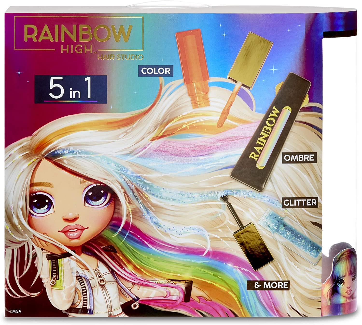 Rainbow High Peluquería Amaya Raine Con Cabello Extra Largo