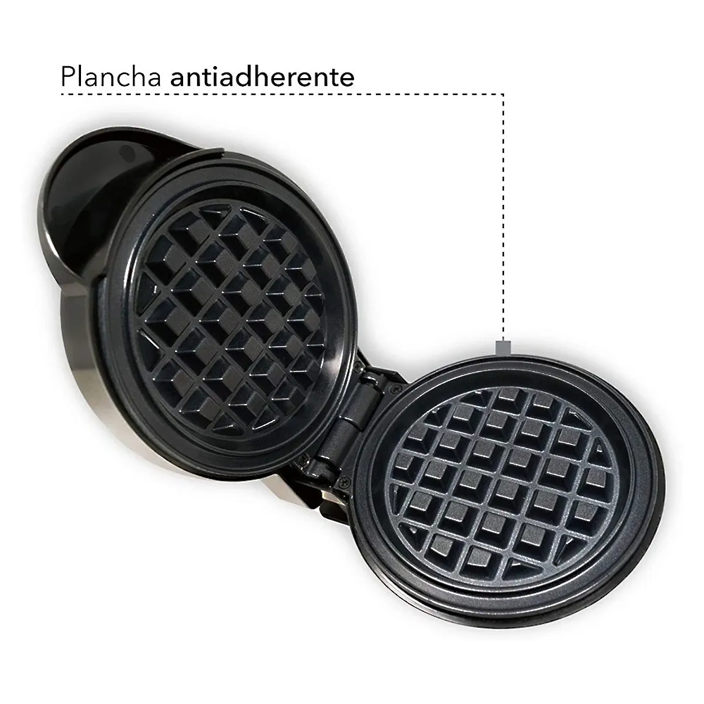 Waflera Rca® Mini Rc-88 Portátil Para Viaje Antiadherente