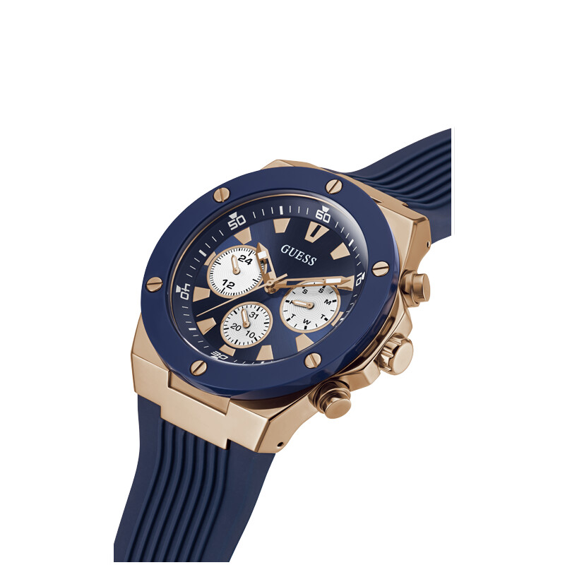 Reloj Guess Para Caballero Familia Poseidon Caratula Redonda