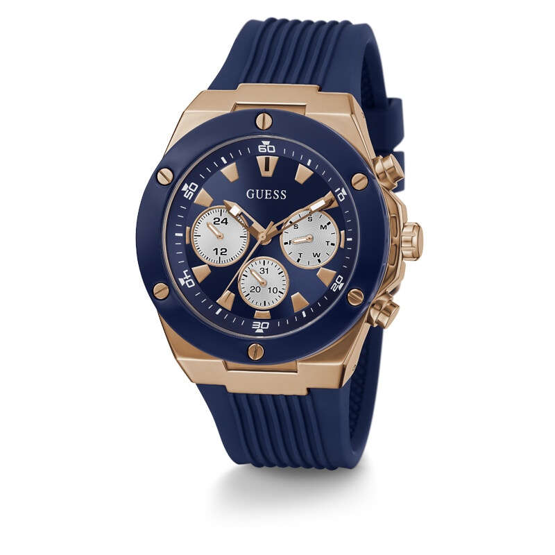 Reloj Guess Para Caballero Familia Poseidon Caratula Redonda