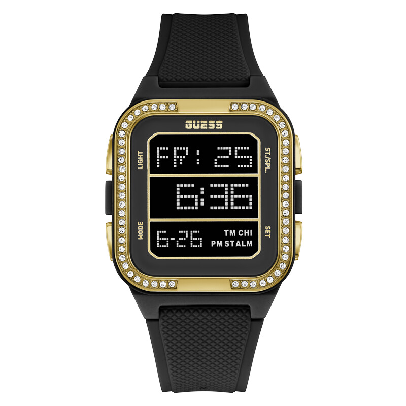 Reloj Guess Para Dama Familia Flash Caratula Rectangular