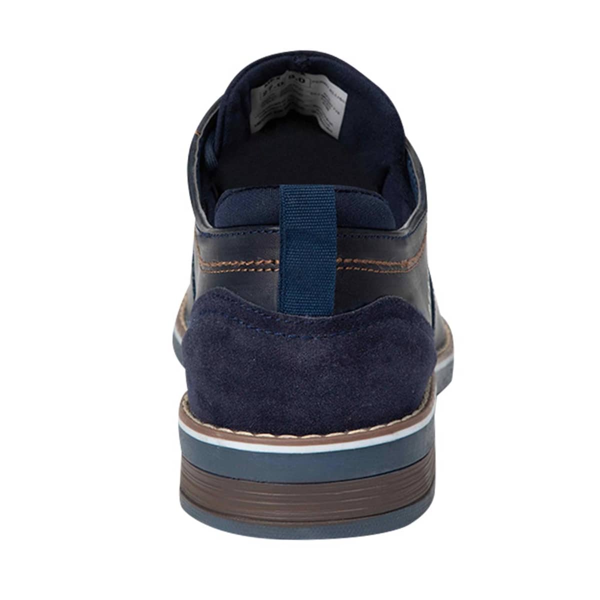 Calzado casual Perry Ellis choclo color azul marino para hombre, mod. 929073