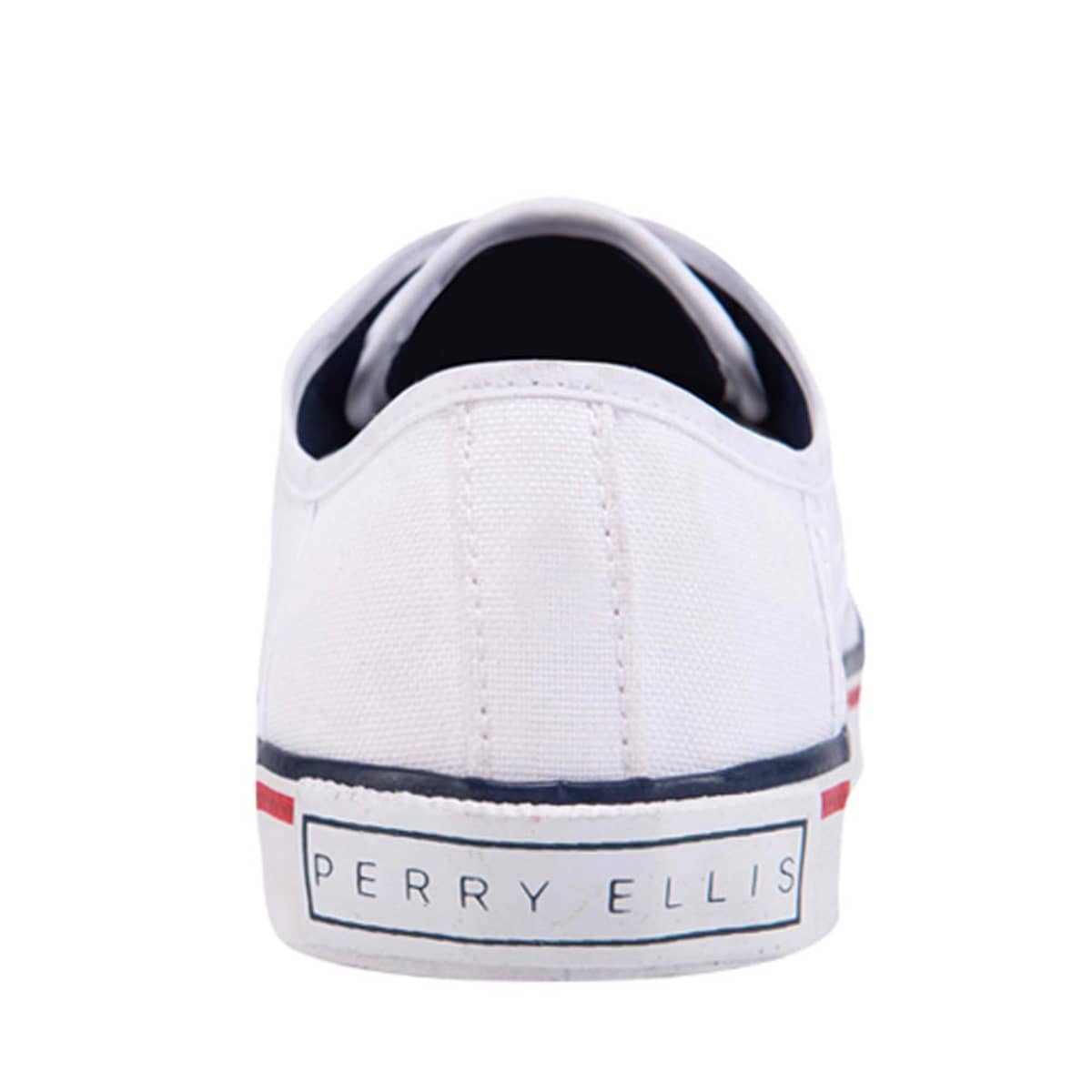 Calzado casual Perry Ellis choclo color blanco para hombre, mod. 929075
