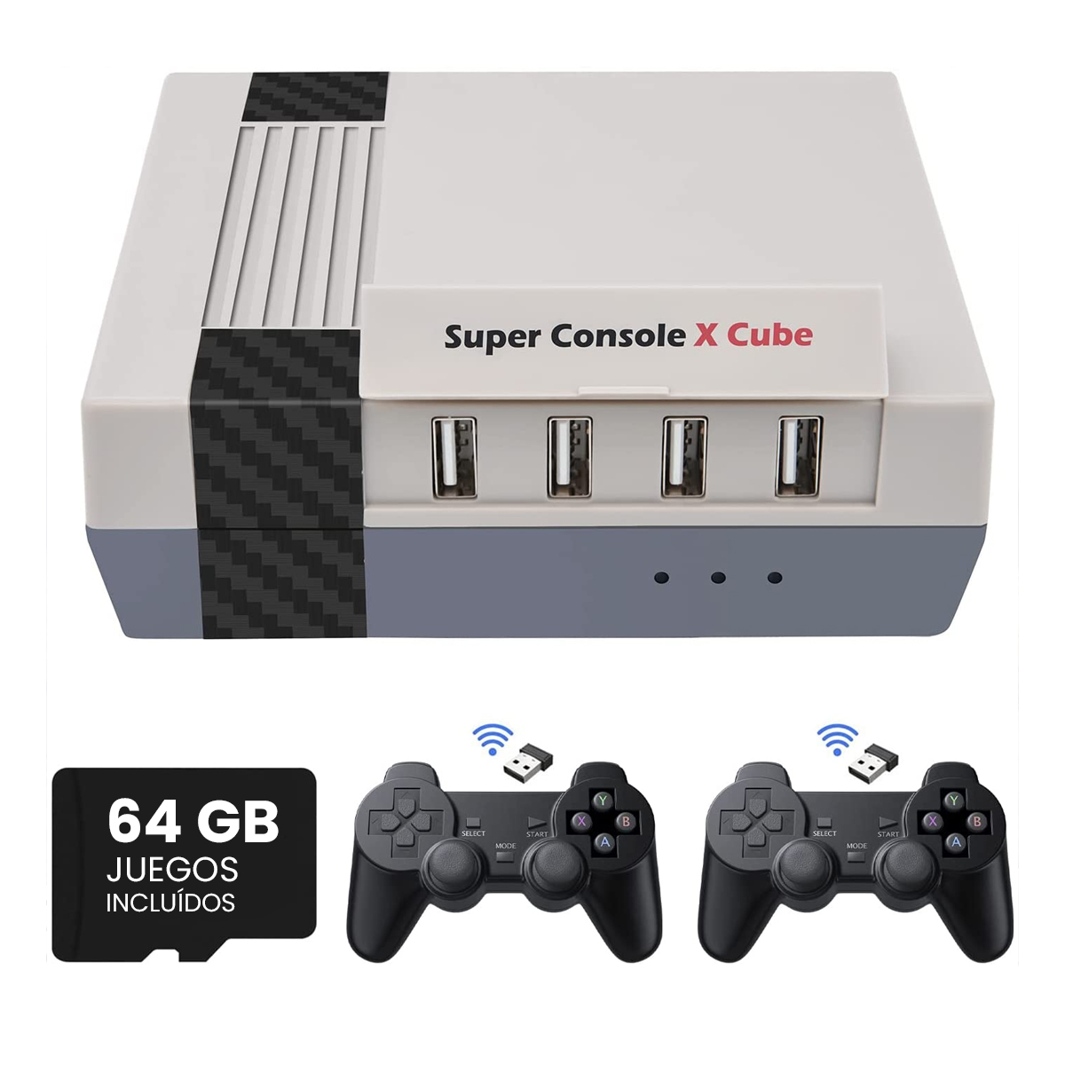 Super Console X Pro Cube Retro Juegos Integrados N64 PS1 PSP