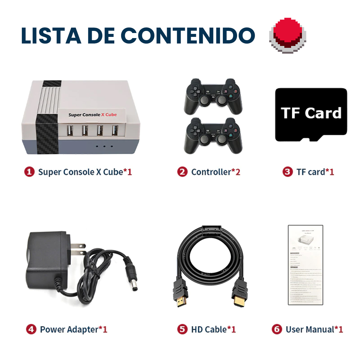 Super Console X Pro Cube Retro Juegos Integrados N64 PS1 PSP
