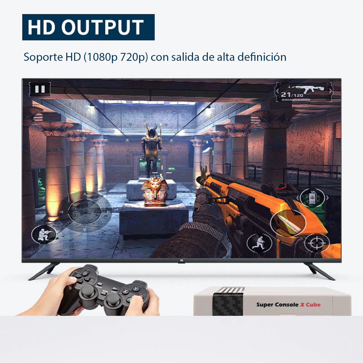 Super Console X Pro Cube Retro Juegos Integrados N64 PS1 PSP