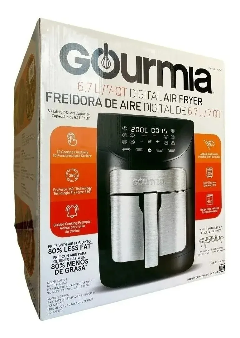 Freidora De Aire Digital Gourmia 6.7 L