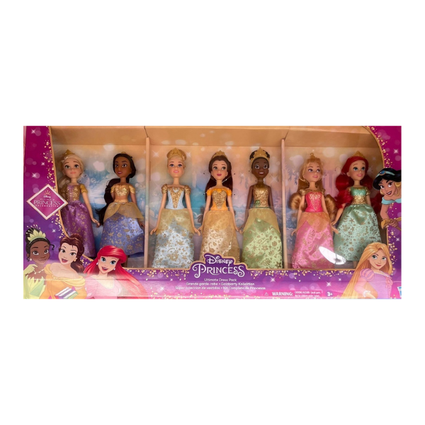 Set 7 Muñecas Princesas Disney Original