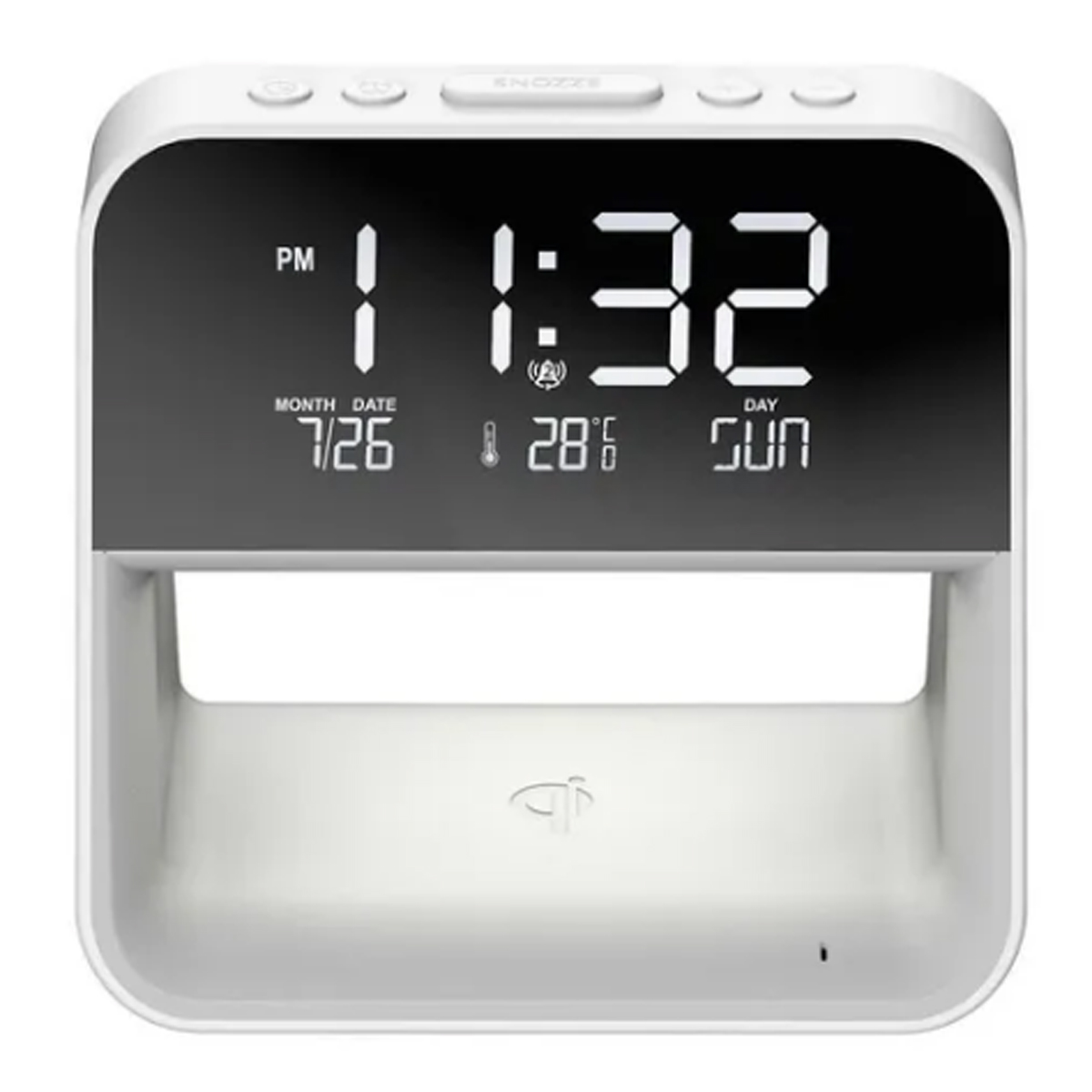 Despertador Y Cargador Inalámbrico De Dispositivos Sheffield CST 666095