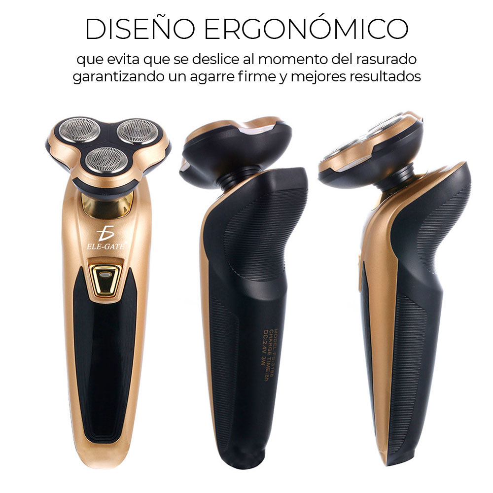 Maquina Afeitar Barba Eléctrica 3 En 1 Recargable