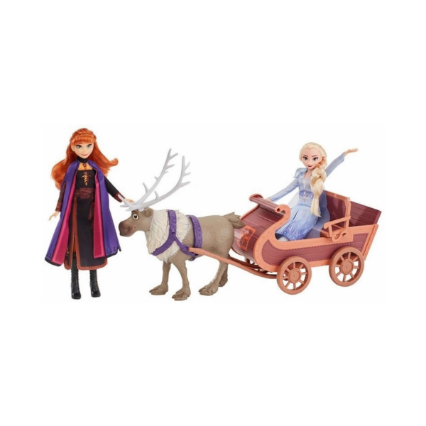 Set Trineo Y Muñeca Frozen 2 Ana Y Elsa Disney Original