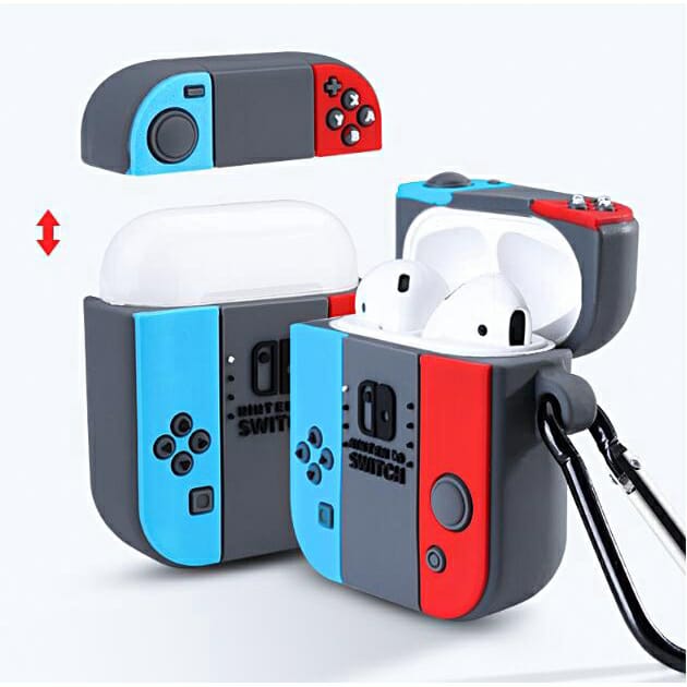 Funda 3D Diseño Nintendo Switch Airpods Generación 1 y 2