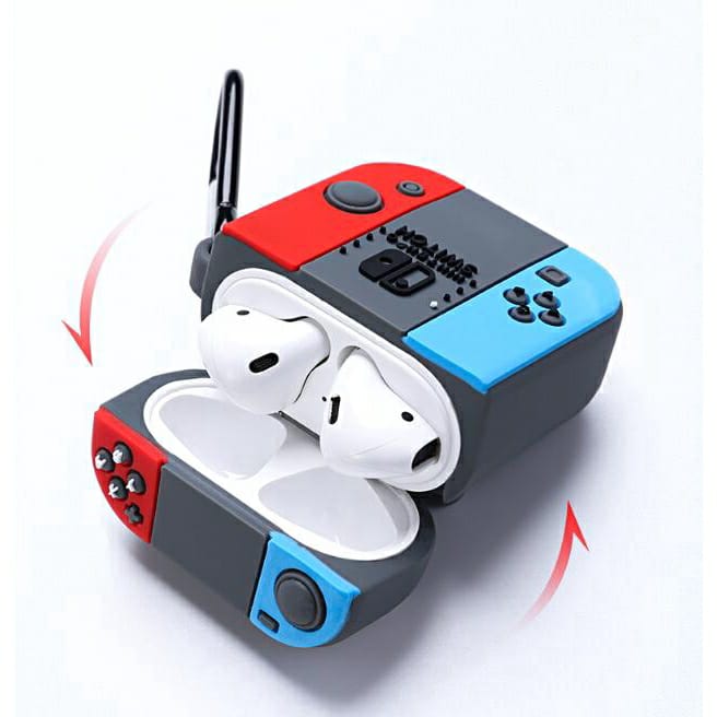 Funda 3D Diseño Nintendo Switch Airpods Generación 1 y 2