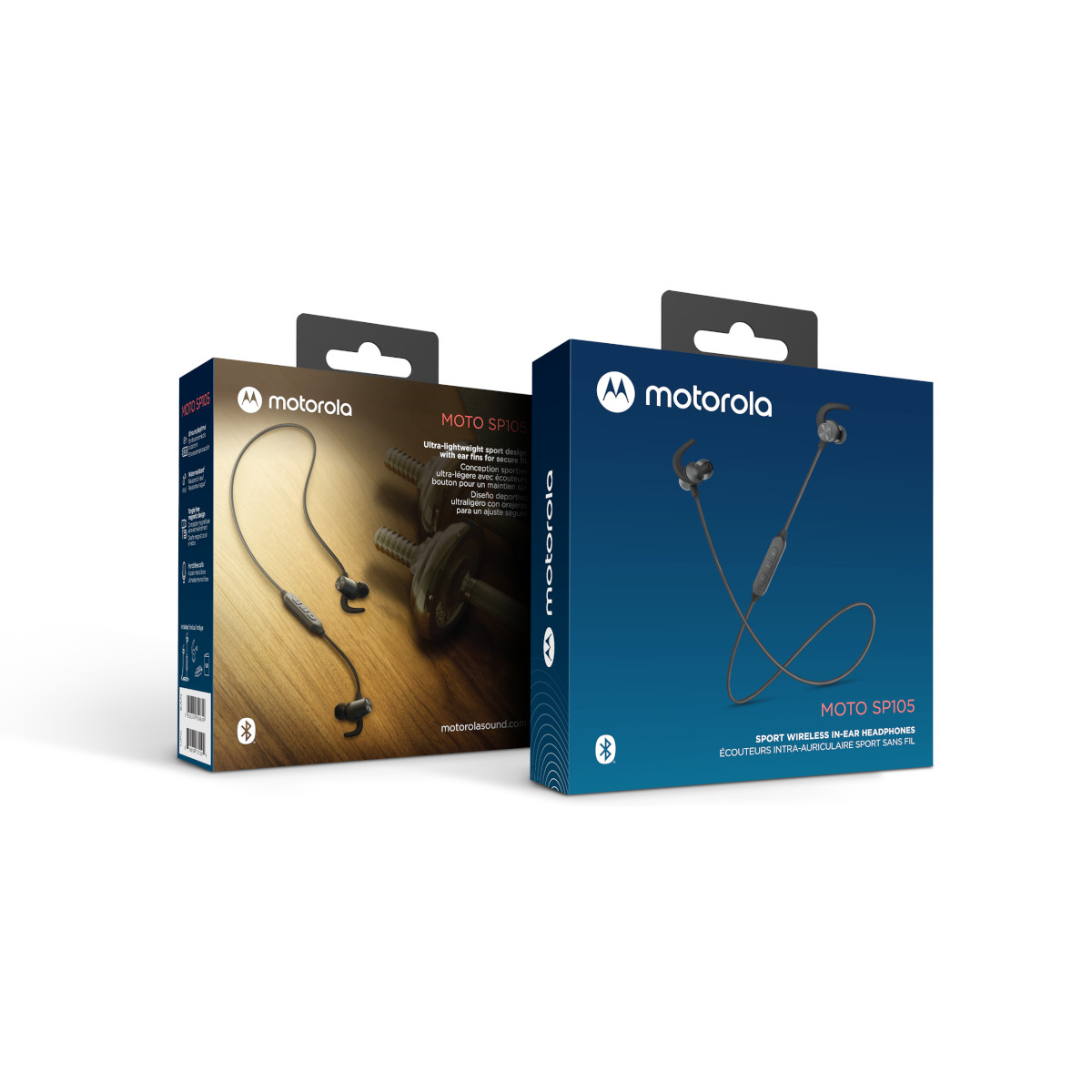 Audífonos inalámbricos deportivos in-ear Motorola MOTO SP105 Negros
