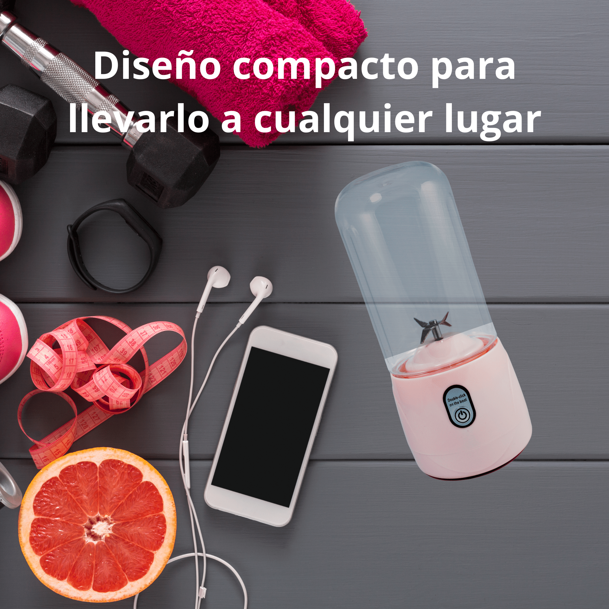 Mini procesador para jugos 