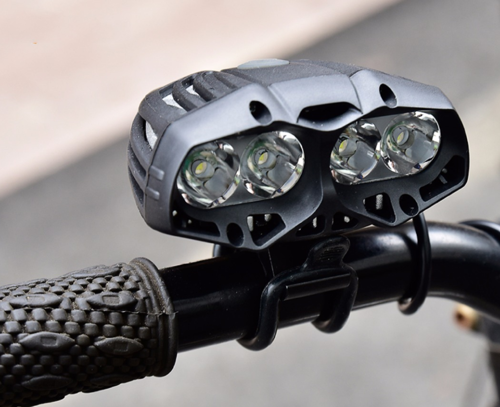 Kit De Luces Para Bicicleta Recargables Ultra Brillo 5000 Lúmenes 