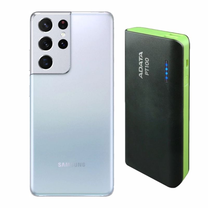 Galaxy S21 Ultra 256GB Negro Reacondicionado Grado A + Power Bank 10,000mah 