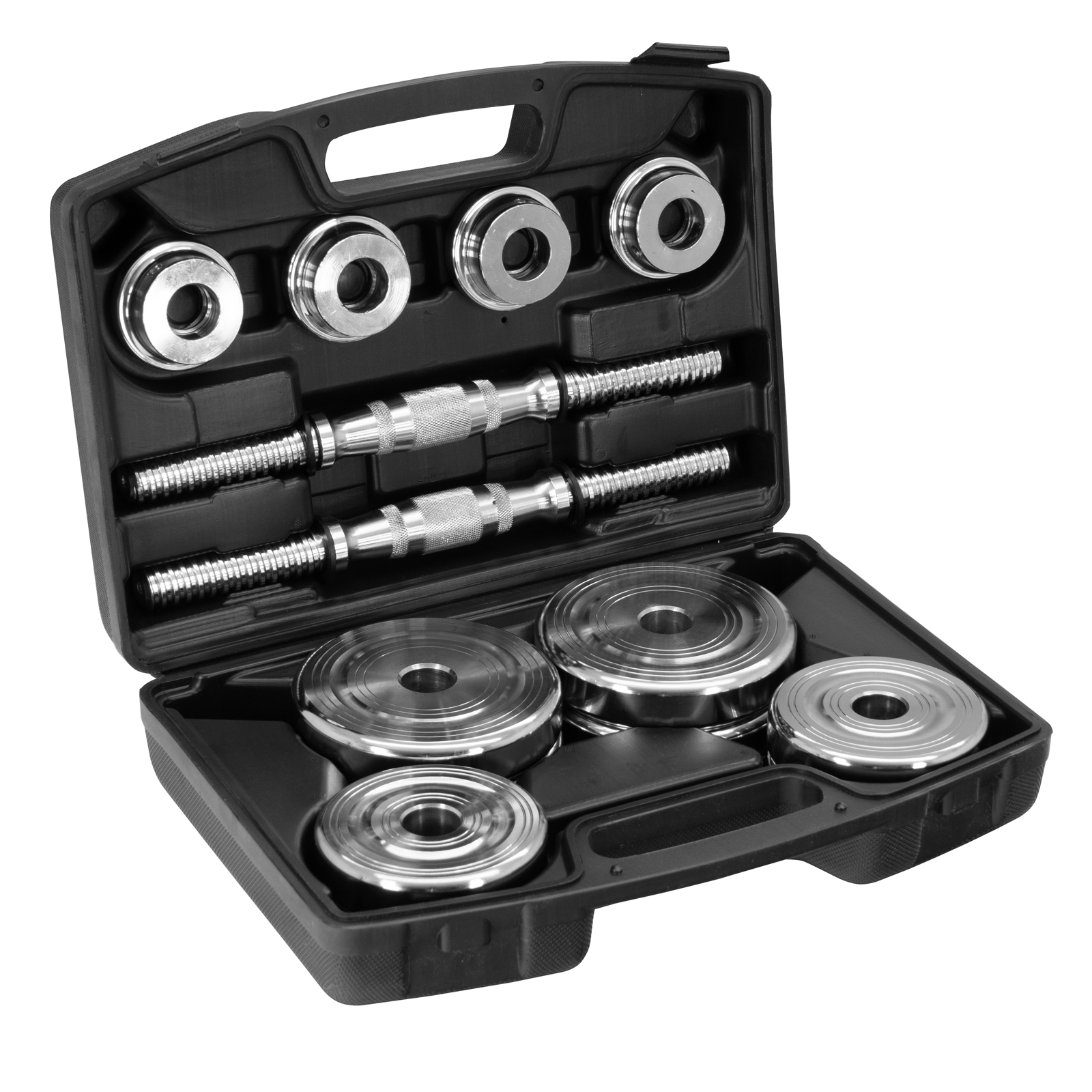 Set de Mancuernas Ajustables Altera de 20 KG con Estuche Incluido