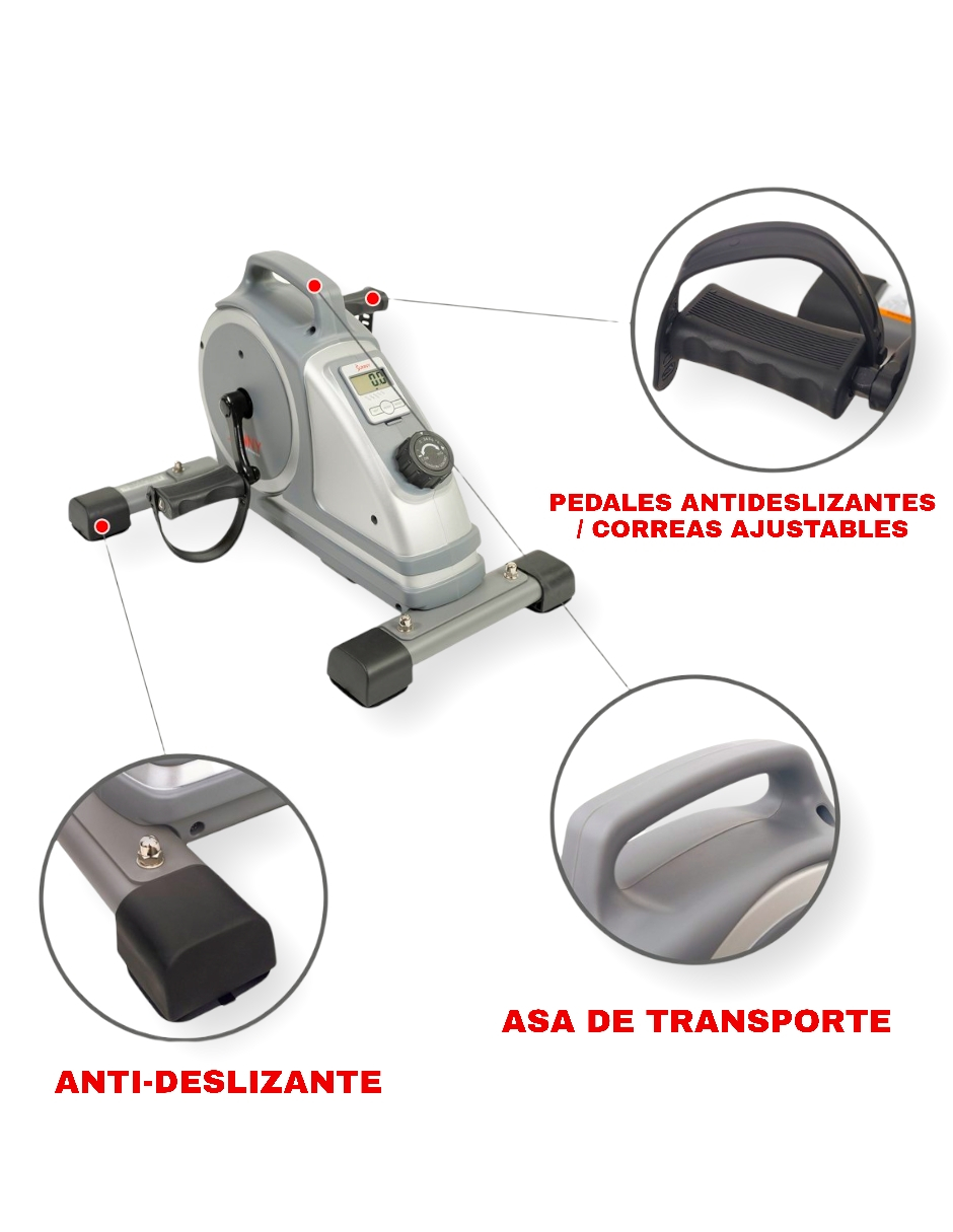  MINI CICLO DE PEDAL  DE EJERCICIO MAGNETICO SUNNY HEALTH & FITNESS SF-B020026