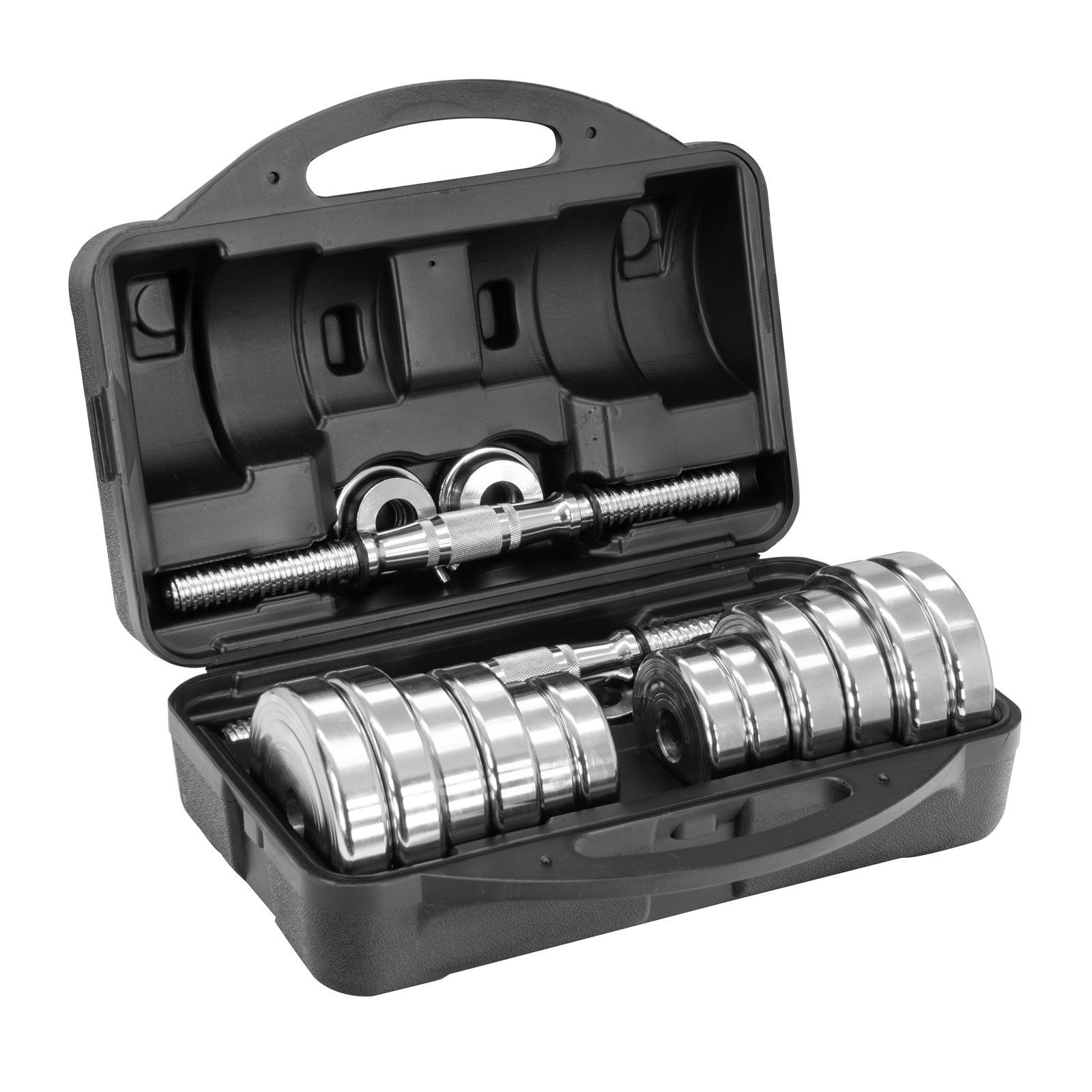 Set de Mancuernas Ajustables Altera de 25 KG con Estuche Incluido