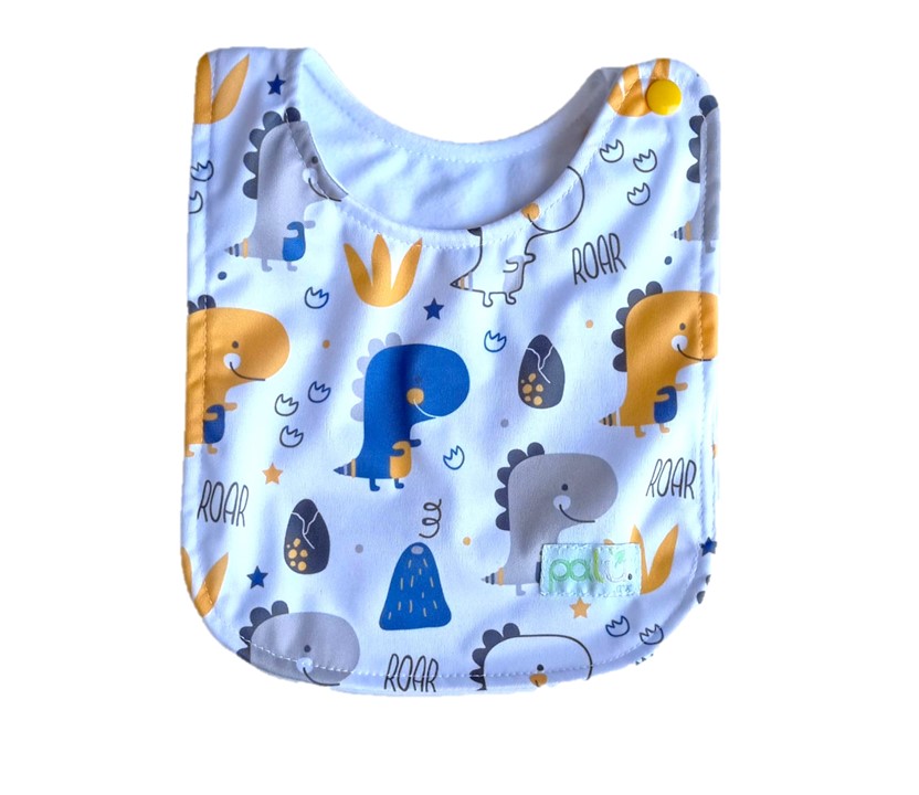 Baberos Estampados de Tela Impermeable Kit de 5 piezas