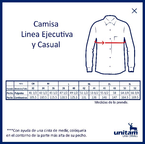 Medidas De Talla 40 En Camisa Que Letra Es Camisa Manga Larga
