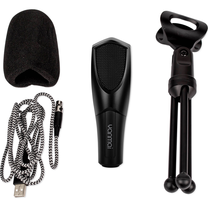 Microfono Gamer Profesional YANMAI Q3B Tripode USB 