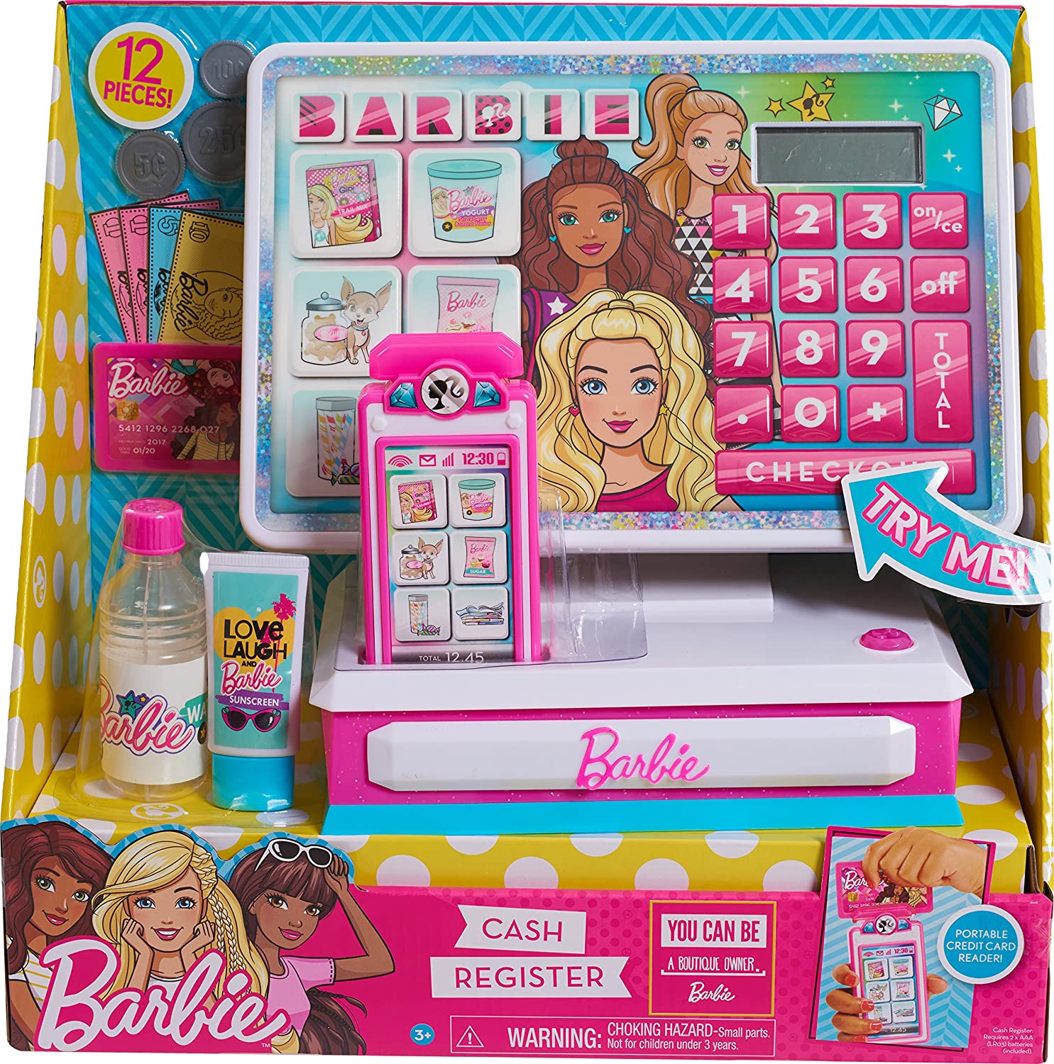 Mega Caja Registradora Barbie Con Sonidos